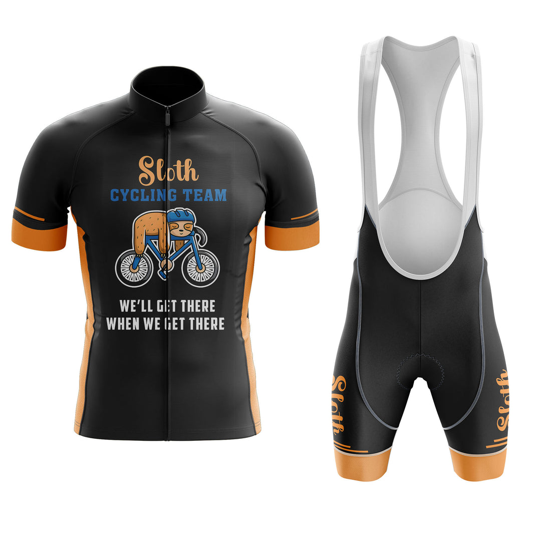 Sloth Cycling Team Jersey, We Will Get There When We Get There Cycling Jersey Or Bibs