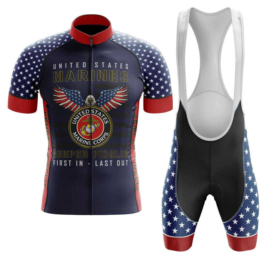 US Marine Corps Semper Fidelis Cycling Jersey or Bib Shorts, Cycling Kit