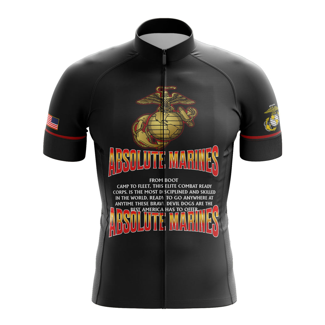 Absolute Marines From Boot Camp To Fleet Cycling Jersey, USMC Cycling Kit Or Bibs Shorts