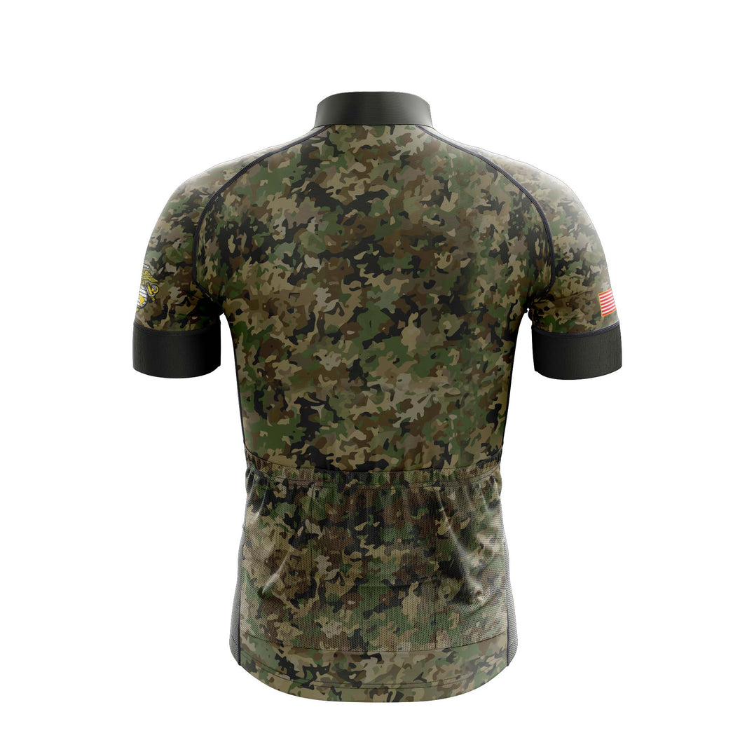 USMC Camo Cycling Kit, Marines The Few The Proud Camouflage Personalized Name Cycling Set