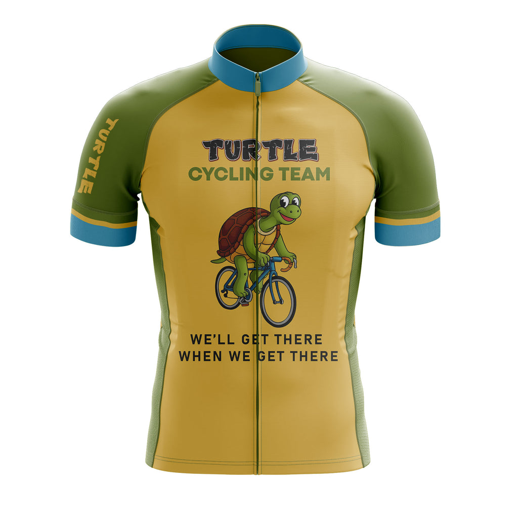 Turtle Cycling Team Jersey, We Will Get There When We Get There Cycling Jersey Or Bibs