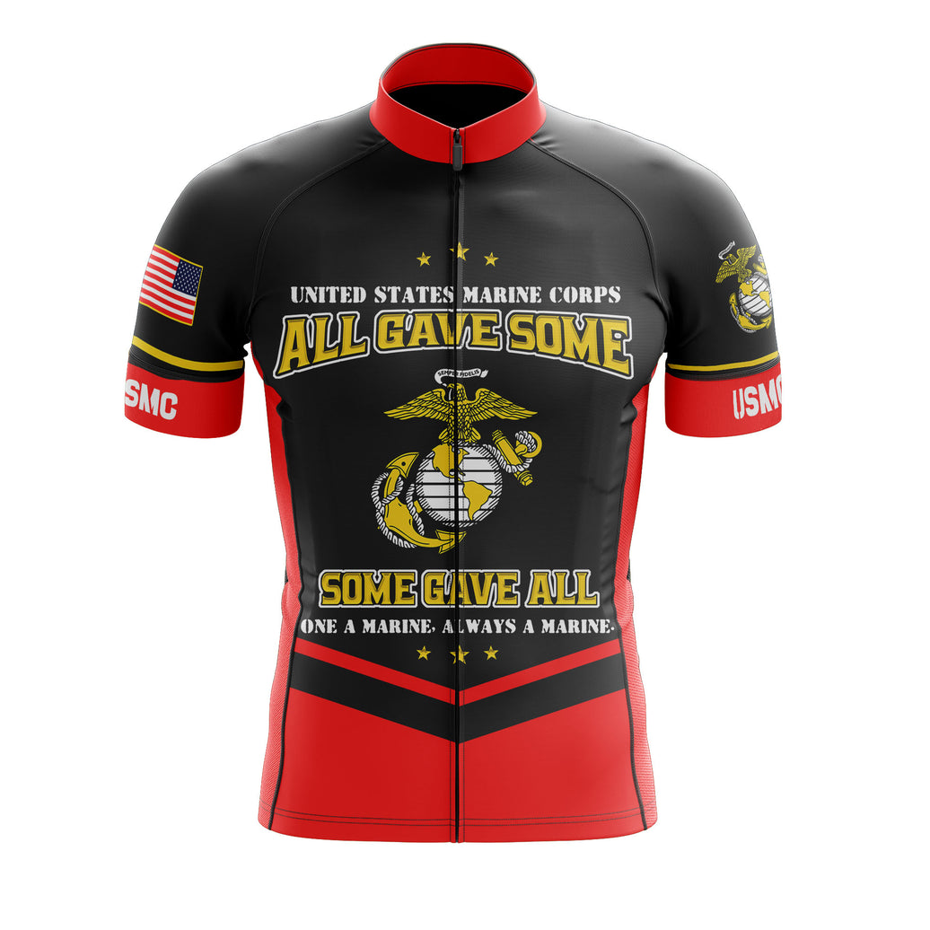 USMC United States Marine Corps Cycling Jersey - All Gave Some, Some Gave All Jersey & Bibs