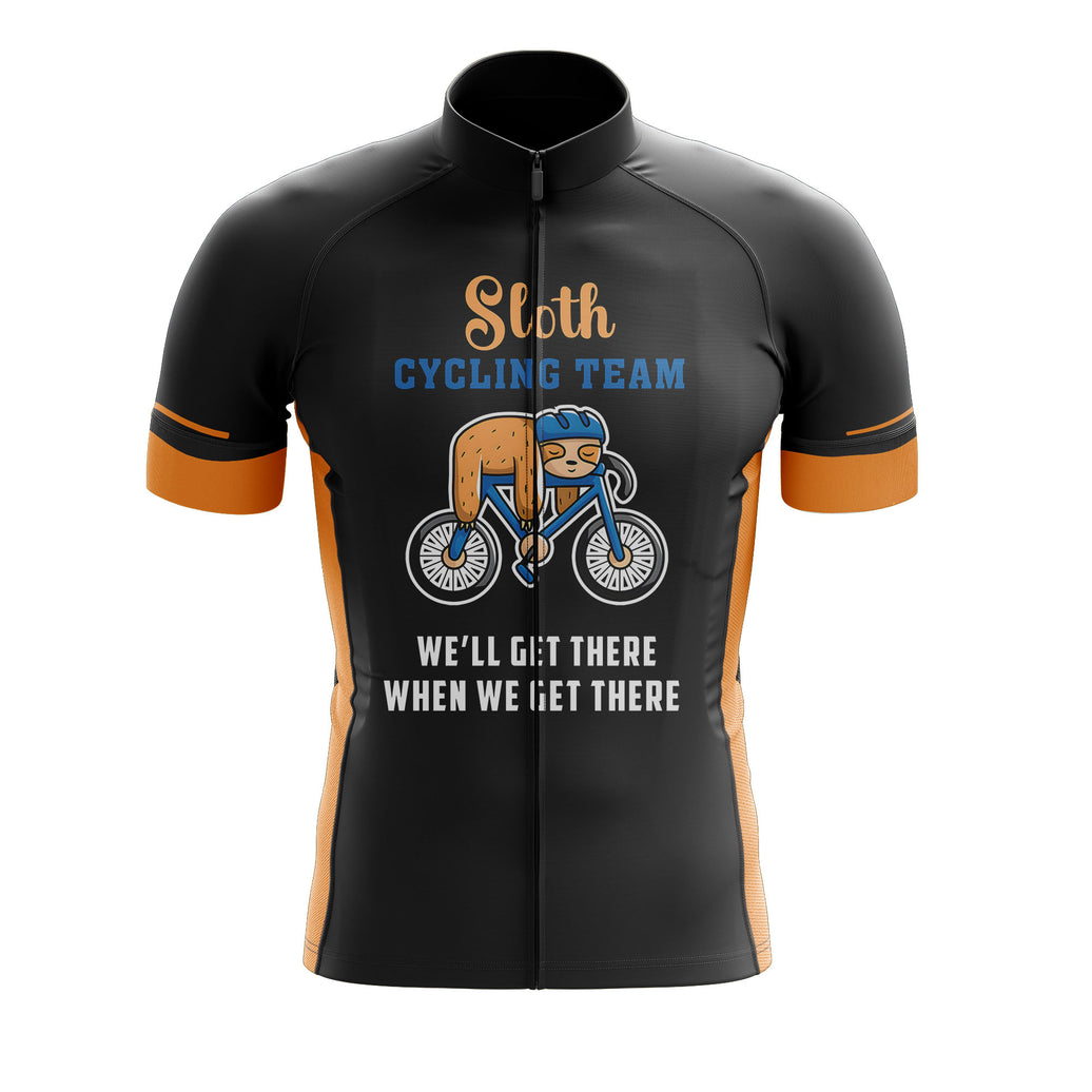 Sloth Cycling Team Jersey, We Will Get There When We Get There Cycling Jersey Or Bibs
