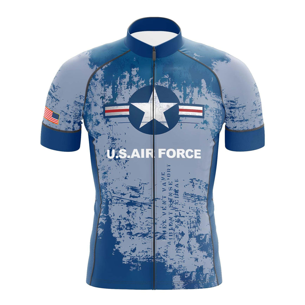 US Air Force Cycling Jersey Grunt Style, Blue Cycling Jersey Kit