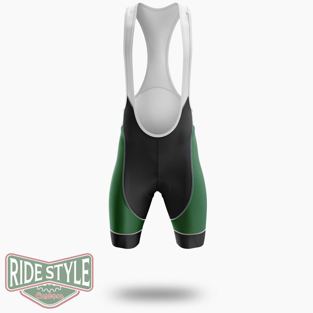 Happy St Patrick's Day Custom Name Cycling Jersey Outfit - Bib Shorts-White