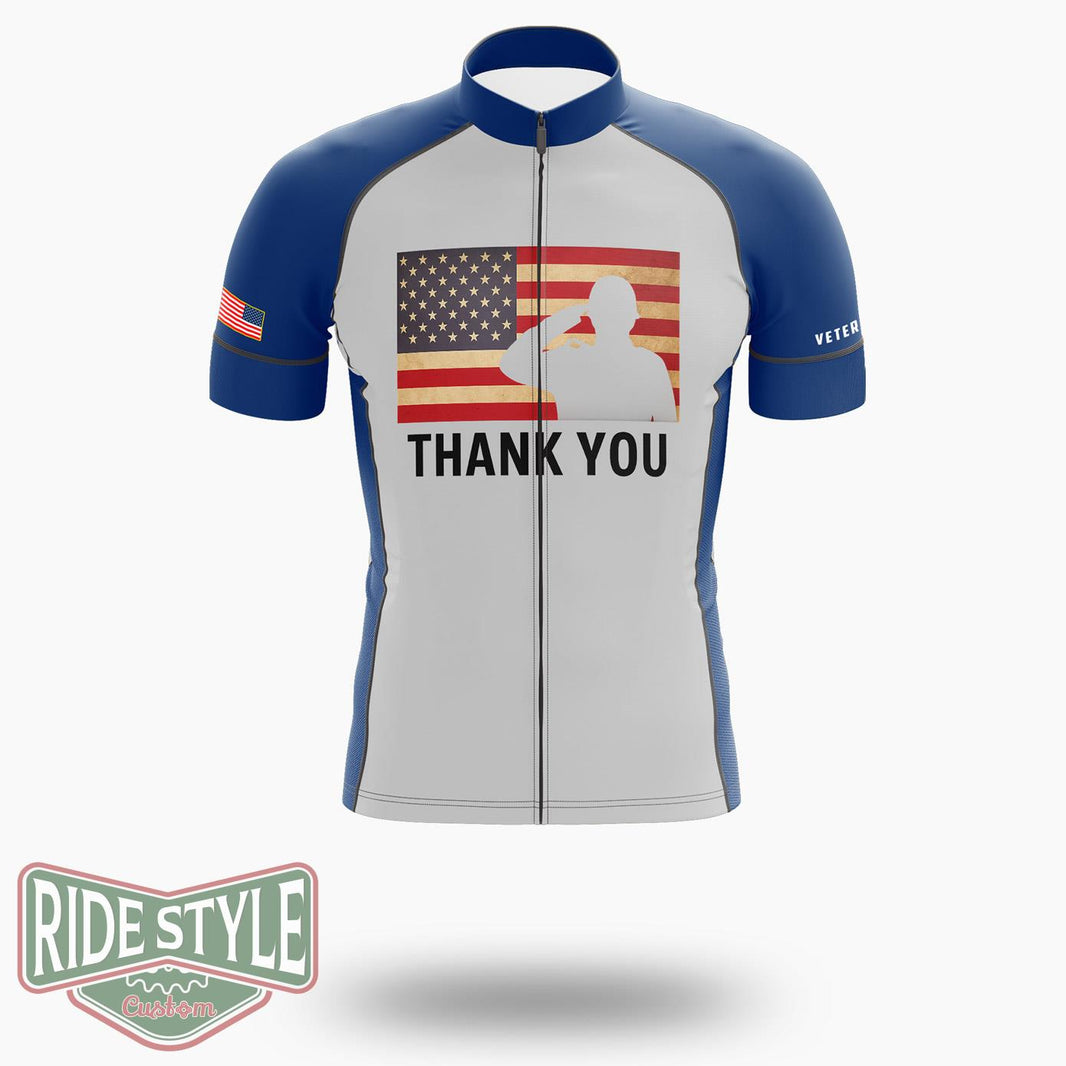Memorial Day -Remembering Our Fallen Heroes Cycling Jersey Kit - Short Sleeve Cycling Jersey-White