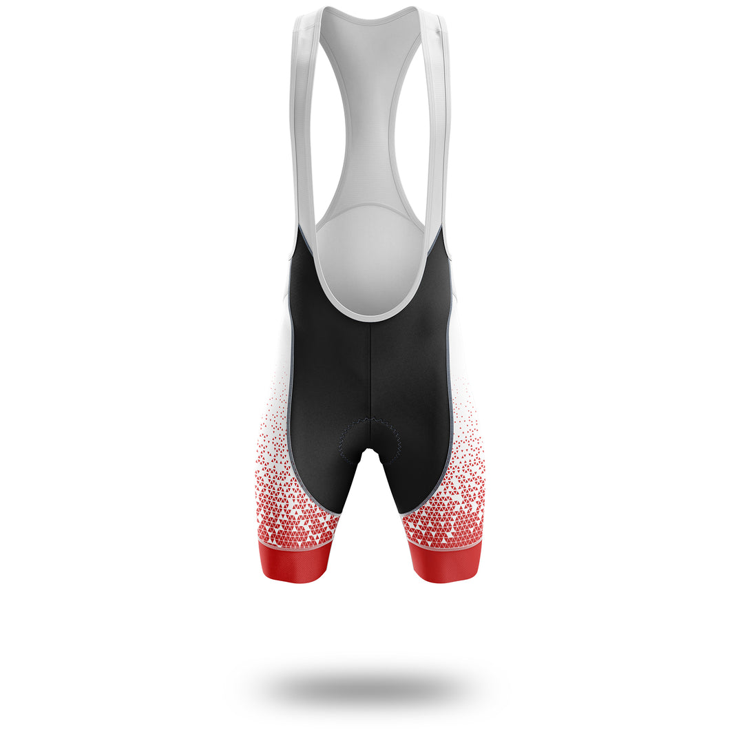 Tennessee Cycling Jersey, Tennessee Map Cycling Jersey - Bib Shorts-White