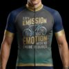 00% Emission 100% Emotion With No Engine Required Cycling Jersey, Cycling Bicycle Shirt 1
