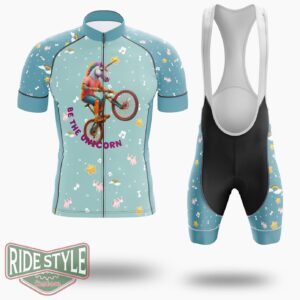 Be The Unicorn Cycling Jersey Kit, Bicycle Clothing - Short Sleeve Cycling Jersey Kit-White