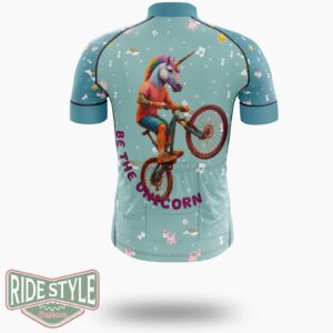 Be The Unicorn Cycling Jersey Kit, Bicycle Clothing - Short Sleeve Cycling Jersey-White