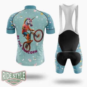 Be The Unicorn Cycling Jersey Kit, Bicycle Clothing - Short Sleeve Cycling Jersey Kit-White