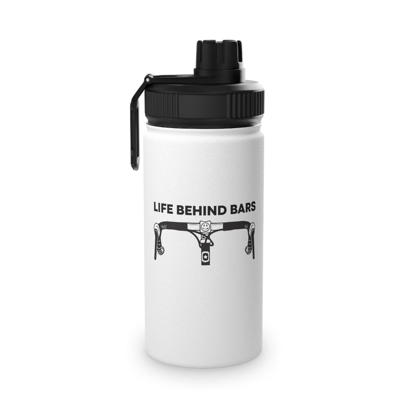 Life Behind Bars Cycling Water Bottle, Road Bike Cycling Bottle, Stainless Steel Water Bottle, Sports Lid