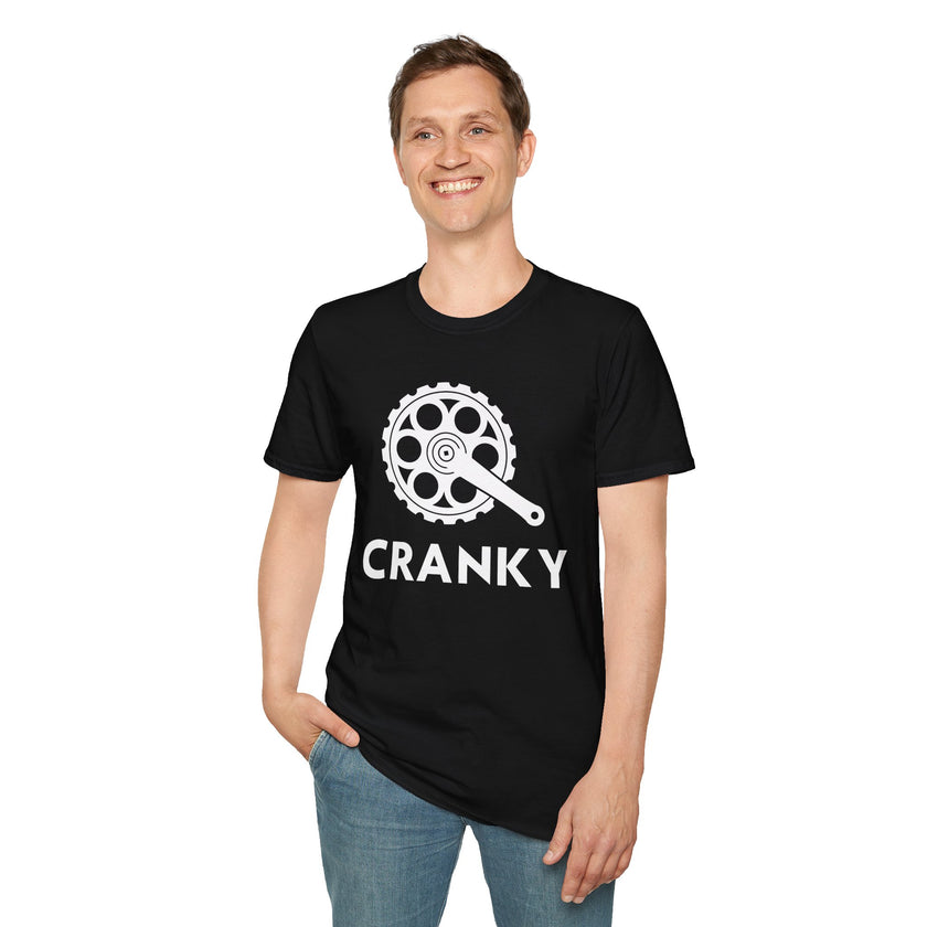 Cranky Cyclist, Funny Bike Shirt, Cranky T-Shirt