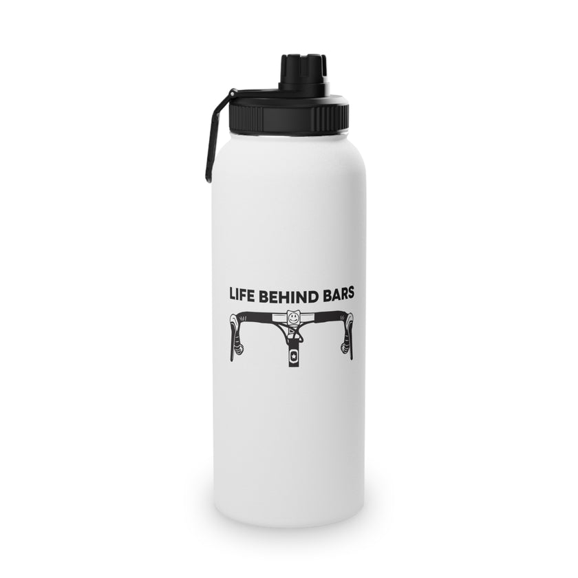 Life Behind Bars Cycling Water Bottle, Road Bike Cycling Bottle, Stainless Steel Water Bottle, Sports Lid