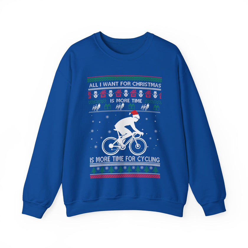 All I Want For Christmas Is More Time For Cycling Christmas T-Shirt