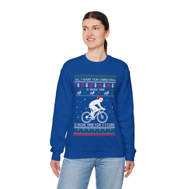 All I Want For Christmas Is More Time For Cycling Christmas T-Shirt