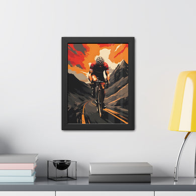 Cycling Poster - Road Bike Beauty and Gift For Cyclist Framed Poster