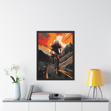 Cycling Poster - Road Bike Beauty and Gift For Cyclist Framed Poster