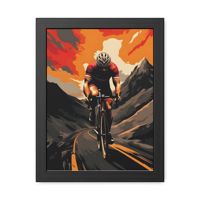 Cycling Poster - Road Bike Beauty and Gift For Cyclist Framed Poster