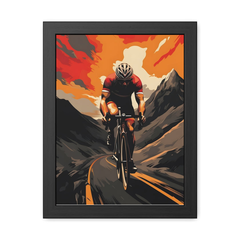 Cycling Poster - Road Bike Beauty and Gift For Cyclist Framed Poster