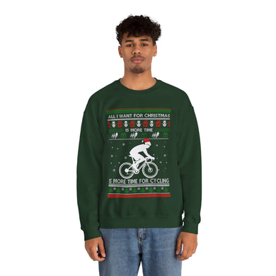 All I Want For Christmas Is More Time For Cycling Christmas T-Shirt