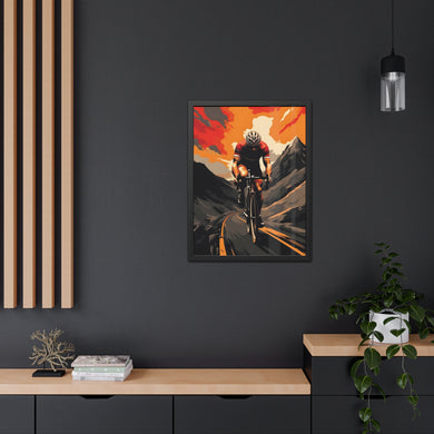 Cycling Poster - Road Bike Beauty and Gift For Cyclist Framed Poster