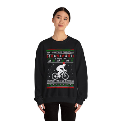 All I Want For Christmas Is More Time For Cycling Christmas T-Shirt