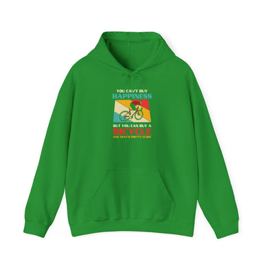 You Can't Buy Happiness But You Can Buy A Bicycle Hoodie - Unisex Heavy Blend Sweatshirt
