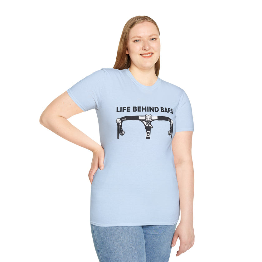 Life Behind Bars Shirt, Road Bike Cycling Shirt, Gift For Cyclist Shirt