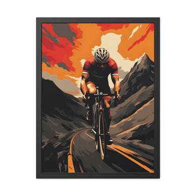 Cycling Poster - Road Bike Beauty and Gift For Cyclist Framed Poster