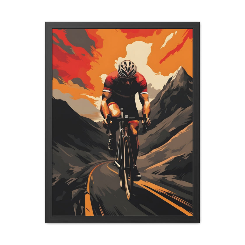Cycling Poster - Road Bike Beauty and Gift For Cyclist Framed Poster