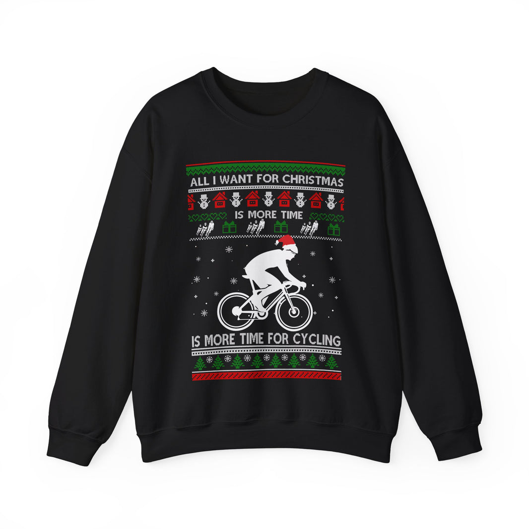 All I Want For Christmas Is More Time For Cycling Christmas T-Shirt