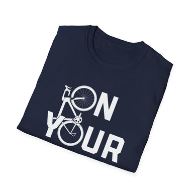 Cycling T-Shirt - 'On Your Left' Road Bike Design Shirt