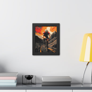 Cycling Poster - Road Bike Beauty and Gift For Cyclist Framed Poster