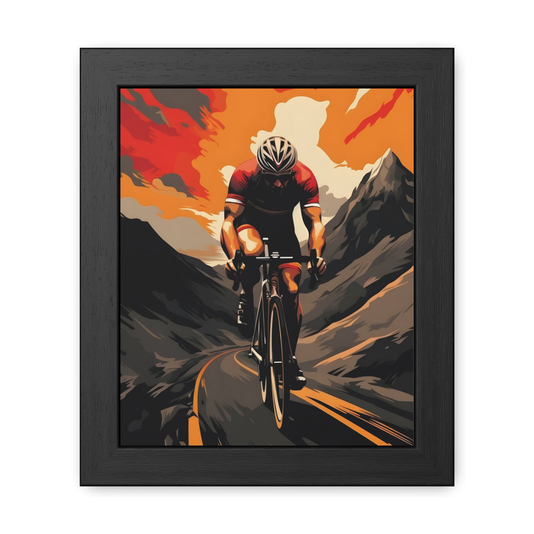 Cycling Poster - Road Bike Beauty and Gift For Cyclist Framed Poster