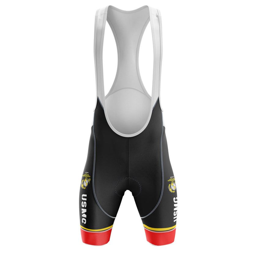 USMC Marine Corps Cycling Jersey - Never Underestimate A Marine Veteran Jersey & Bib Shorts