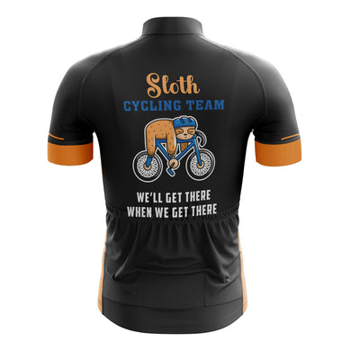 Sloth Cycling Team Jersey, We Will Get There When We Get There Cycling Jersey Or Bibs