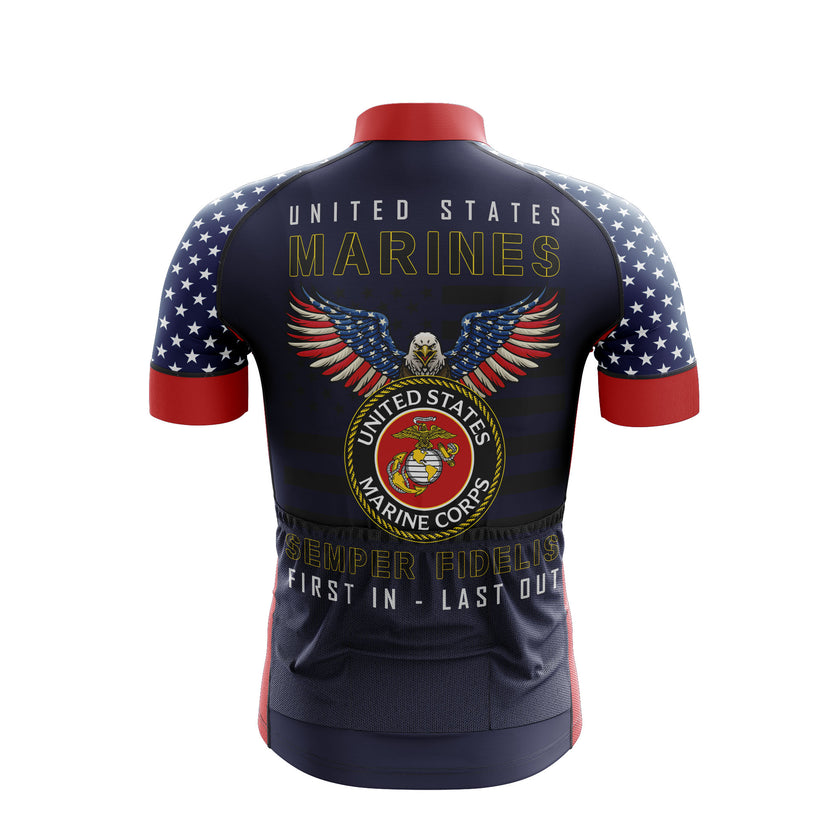US Marine Corps Semper Fidelis Cycling Jersey or Bib Shorts, Cycling Kit