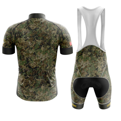 USMC Camo Cycling Kit, Marines The Few The Proud Camouflage Personalized Name Cycling Set