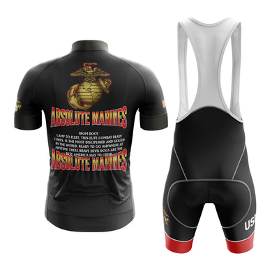 Absolute Marines From Boot Camp To Fleet Cycling Jersey, USMC Cycling Kit Or Bibs Shorts
