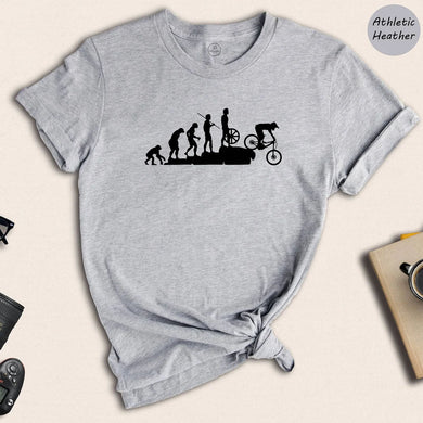 Evolution Mountain Bike TShirt, Mountain Biking Shirt, Bike Lover Shirt