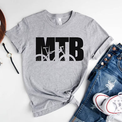 MTB T-Shirt, Mountain Bike Shirt, Bike Riding Gifts, Biking Lover T-Shirt