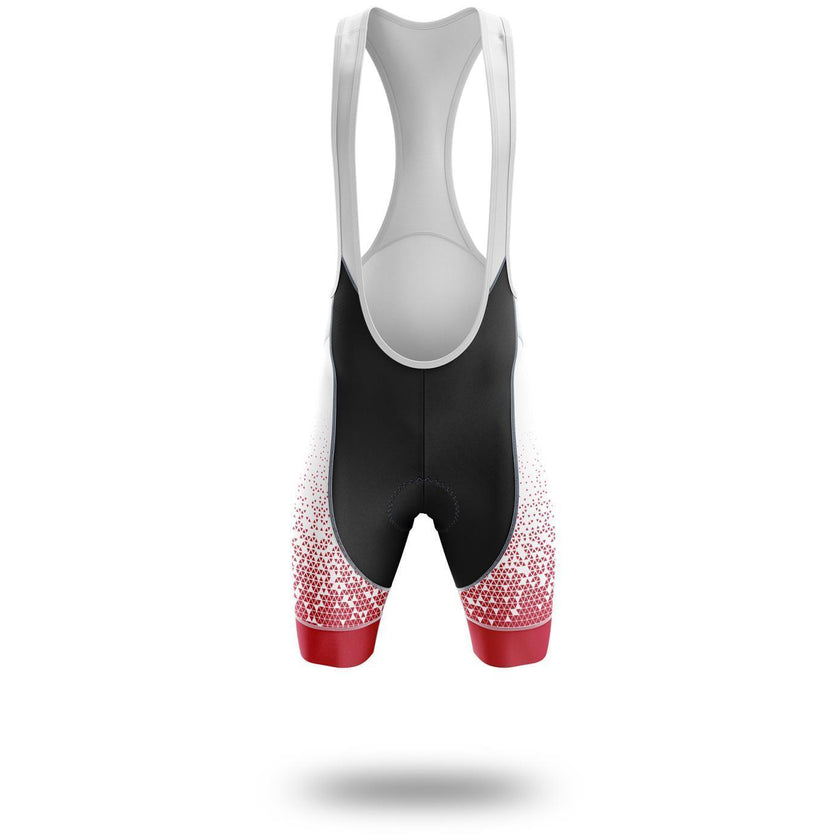 Arkansas Cycling Jersey, Arkansas Map Cycling Jersey Bib Short - Bib Shorts-White