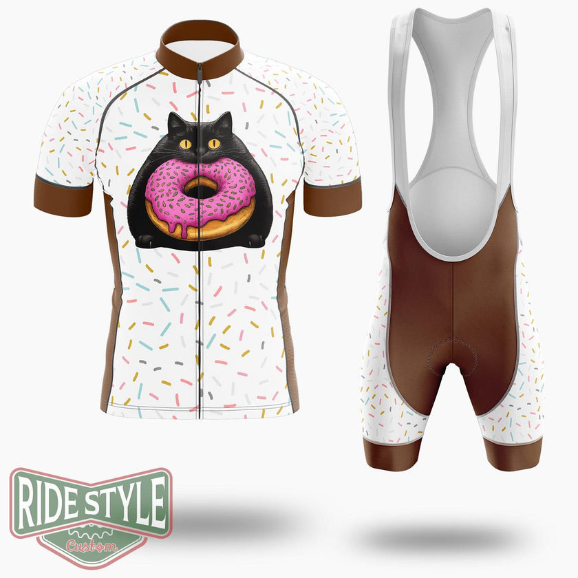 Donut Cat Cycling Jersey Kit, Bicycle Clothing Summer New - Short Sleeve Cycling Jersey Kit-White