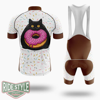 Donut Cat Cycling Jersey Kit, Bicycle Clothing Summer New - Short Sleeve Cycling Jersey Kit-White