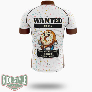 Donut Lover Cycling Jersey Kit, Bicycle Clothing Summer New - Short Sleeve Cycling Jersey-White