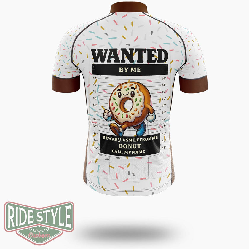 Donut Lover Cycling Jersey Kit, Bicycle Clothing Summer New - Short Sleeve Cycling Jersey-White