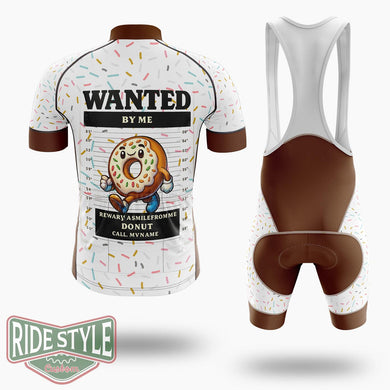 Donut Lover Cycling Jersey Kit, Bicycle Clothing Summer New - Short Sleeve Cycling Jersey Kit-White