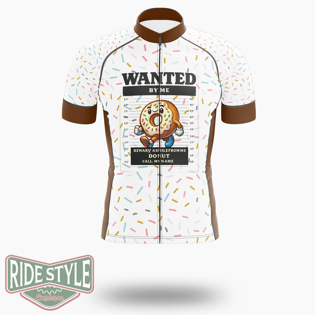 Donut Lover Cycling Jersey Kit, Bicycle Clothing Summer New - Short Sleeve Cycling Jersey-White