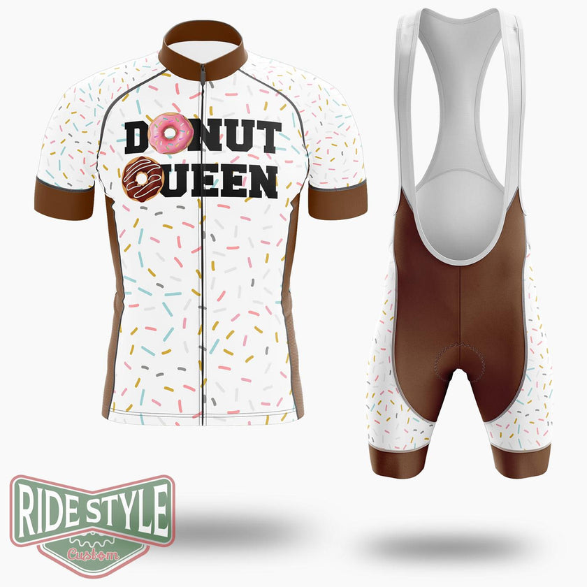 Donut Queen Cycling Jersey Kit, Bicycle Clothing Summer New - Short Sleeve Cycling Jersey Kit-White